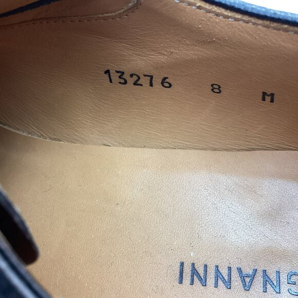 Magnanni Marco ll Mens 8M Leather Monk Strap Dress Shoes Black Made in Spain main image 13